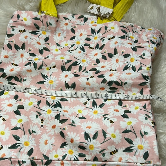 NWT, Bella lux diastolic & bee canvas tote bag - Picture 7 of 10